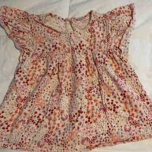 Toddler flutter sleeve shirt